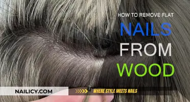 Efficiently Removing Flat Nails from Wood