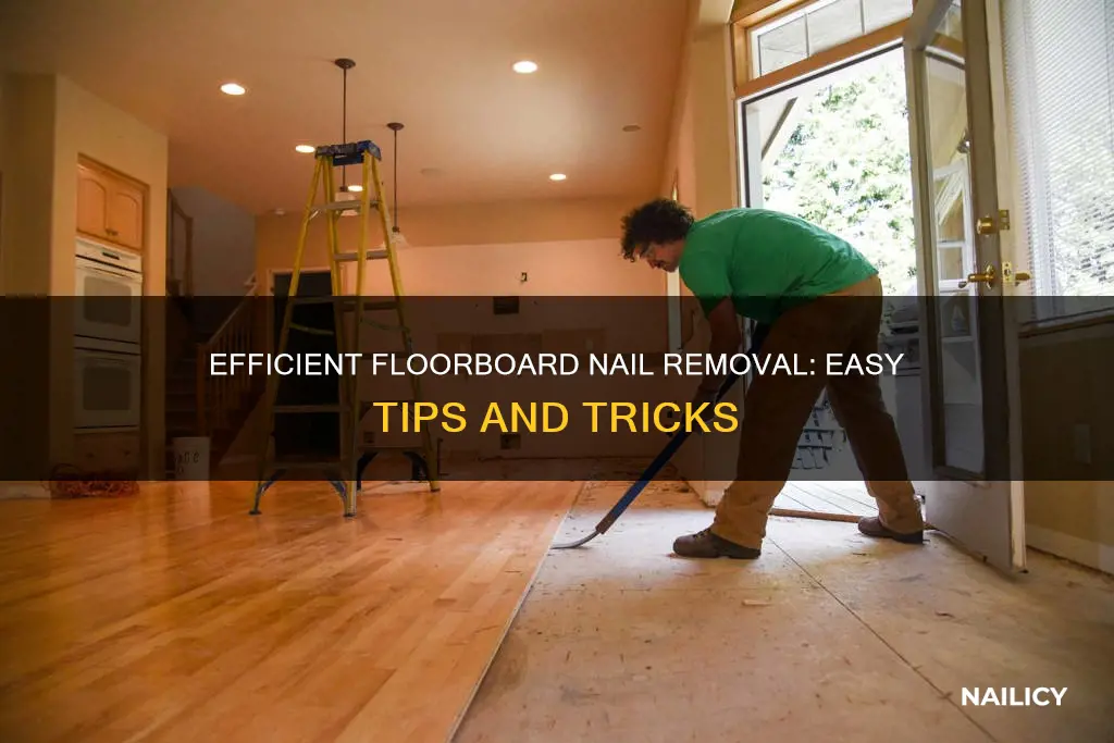 how to remove floorboard nails