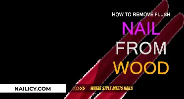 Removing Flush Nails from Wood: A Step-by-Step Guide