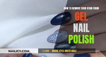 Gel Nail Polish: Removing Food Stains the Right Way