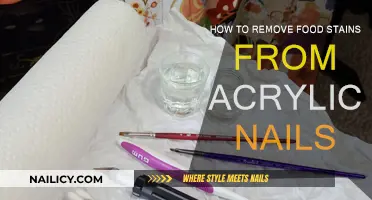 Acrylic Nails and Food Stains: Quick Removal Tricks