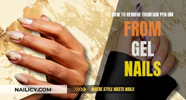 Gel Nails and Ink: Removing Fountain Pen Stains
