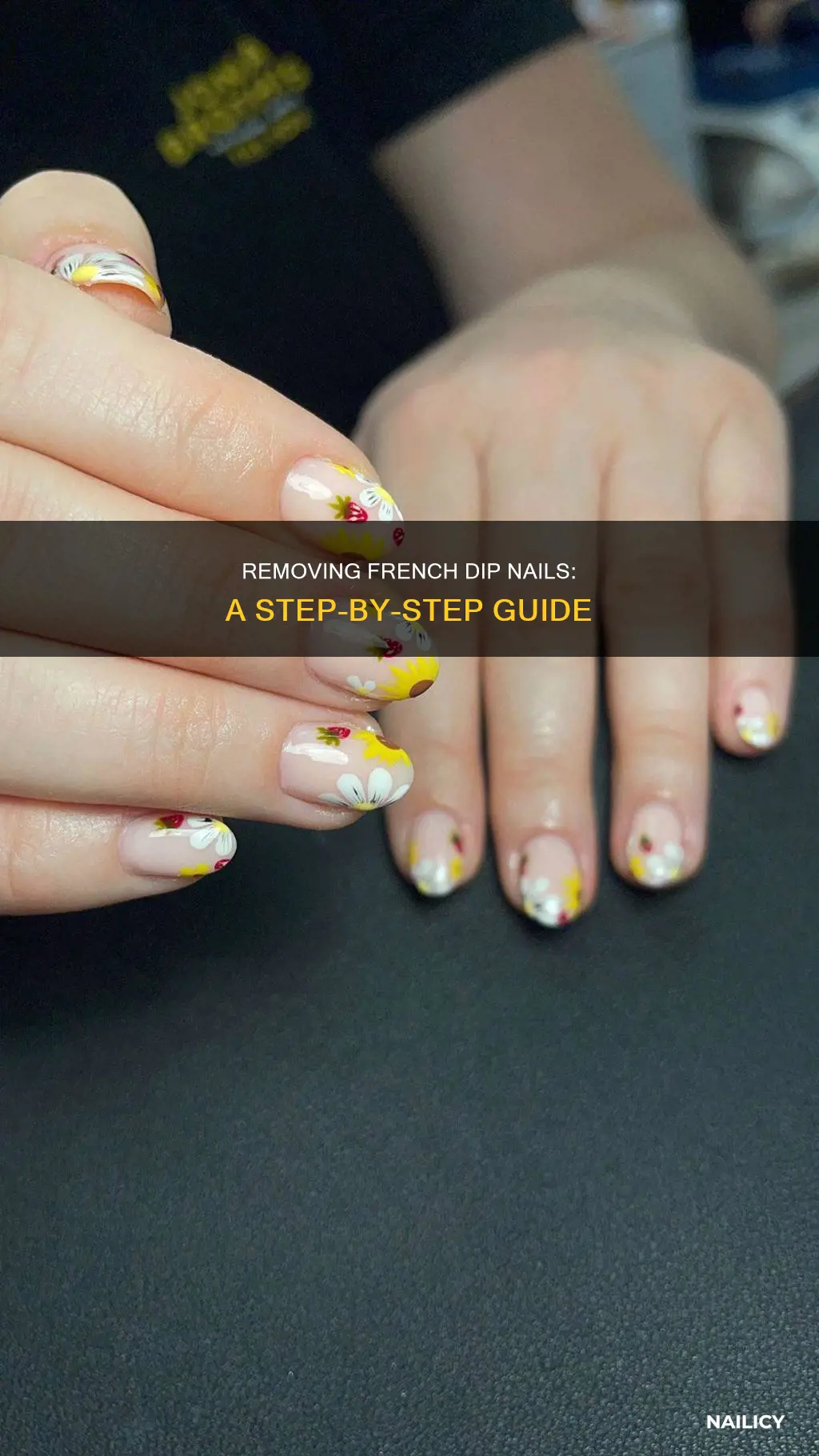 how to remove french dip nails