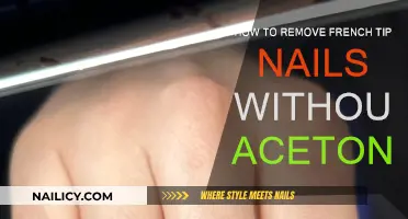 Removing French Tips: No Acetone, No Problem