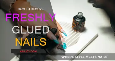 Removing Freshly Glued Nails: A Quick Guide