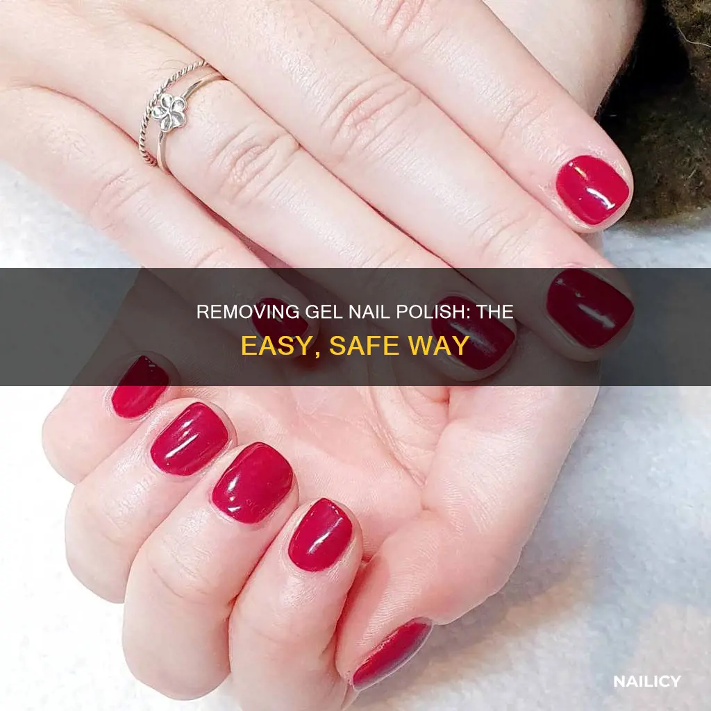 how to remove gaoy gel nail polish