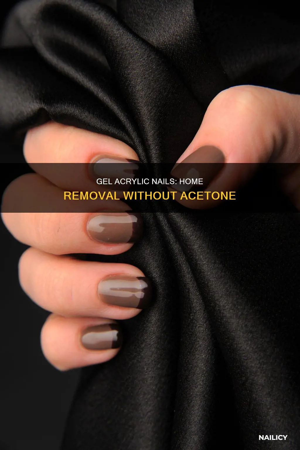 how to remove gel acrylic nails at home without acetone
