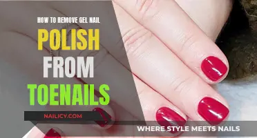 Gel Nail Polish Removal: Toenails