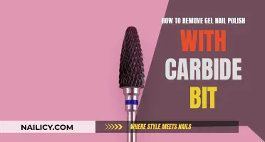 Removing Gel Nail Polish: Carbide Bit Technique