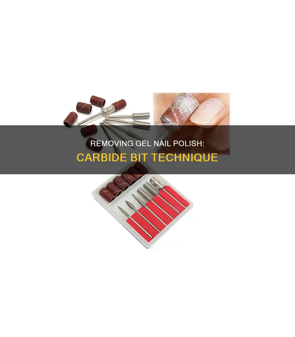how to remove gel nail polish with carbide bit