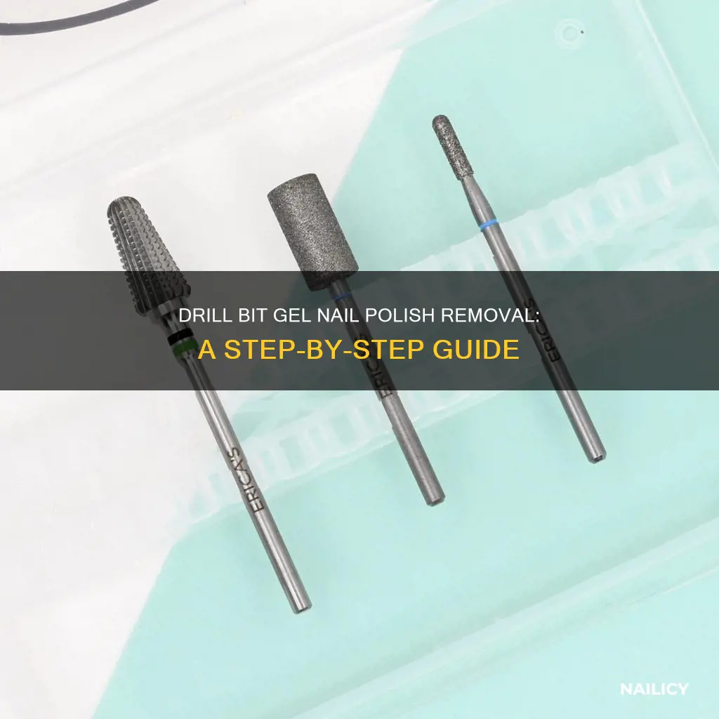 how to remove gel nail polish with drill