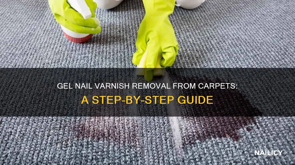 how to remove gel nail varnish from carpet