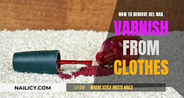 Gel Nail Varnish: Removing Stains from Clothes
