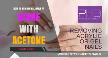 Gel Nails: At-Home Removal with Acetone