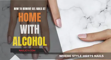 Gel Nails: At-Home Removal with Alcohol