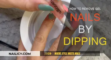 Gel Nails: Easy Dip-Off Removal Techniques