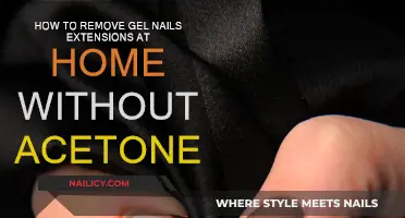 Gel Nail Extensions: Home Removal Without Acetone