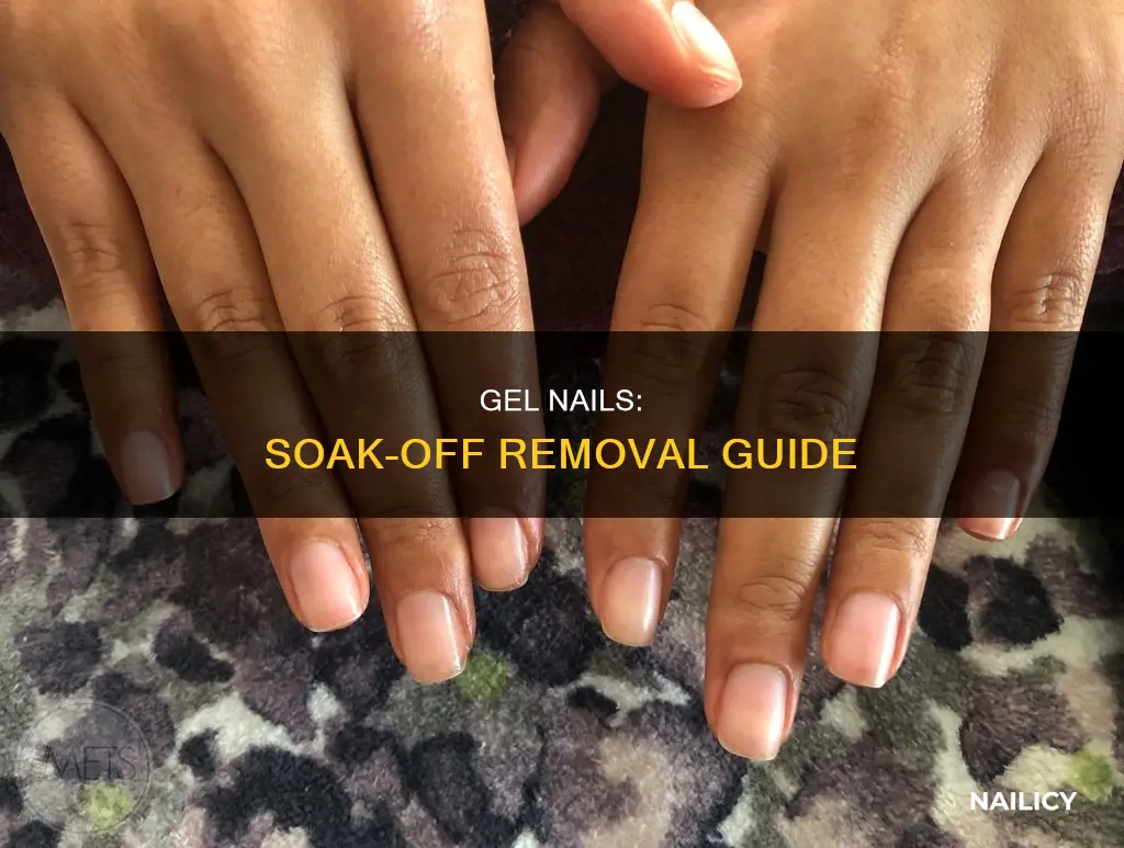 how to remove gel nails with a soak off