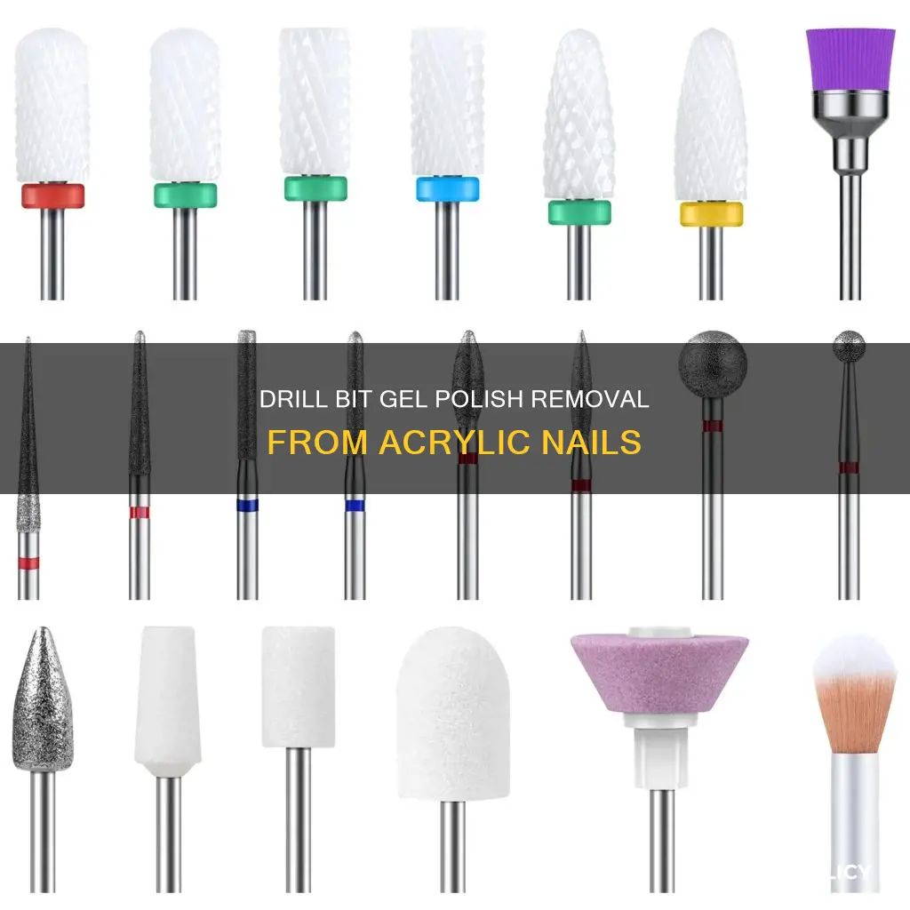 how to remove gel polish from acrylic nails with drill