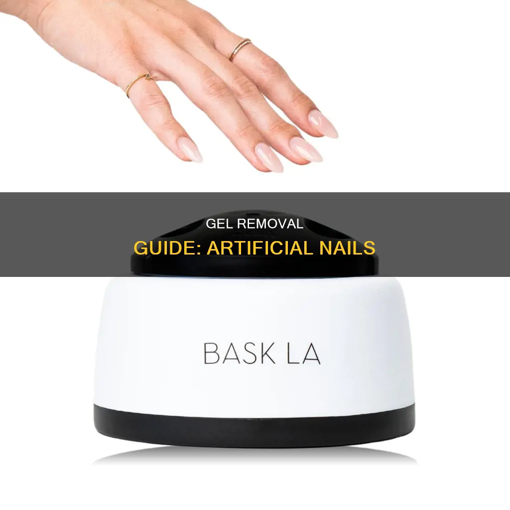 how to remove gel polish from artificial nails