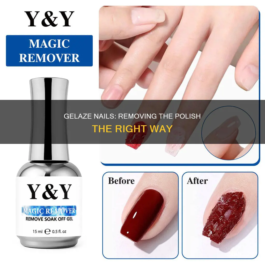 how to remove gelaze nail polish