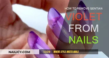 Removing Gentian Violet Stains from Nails: A Simple Guide