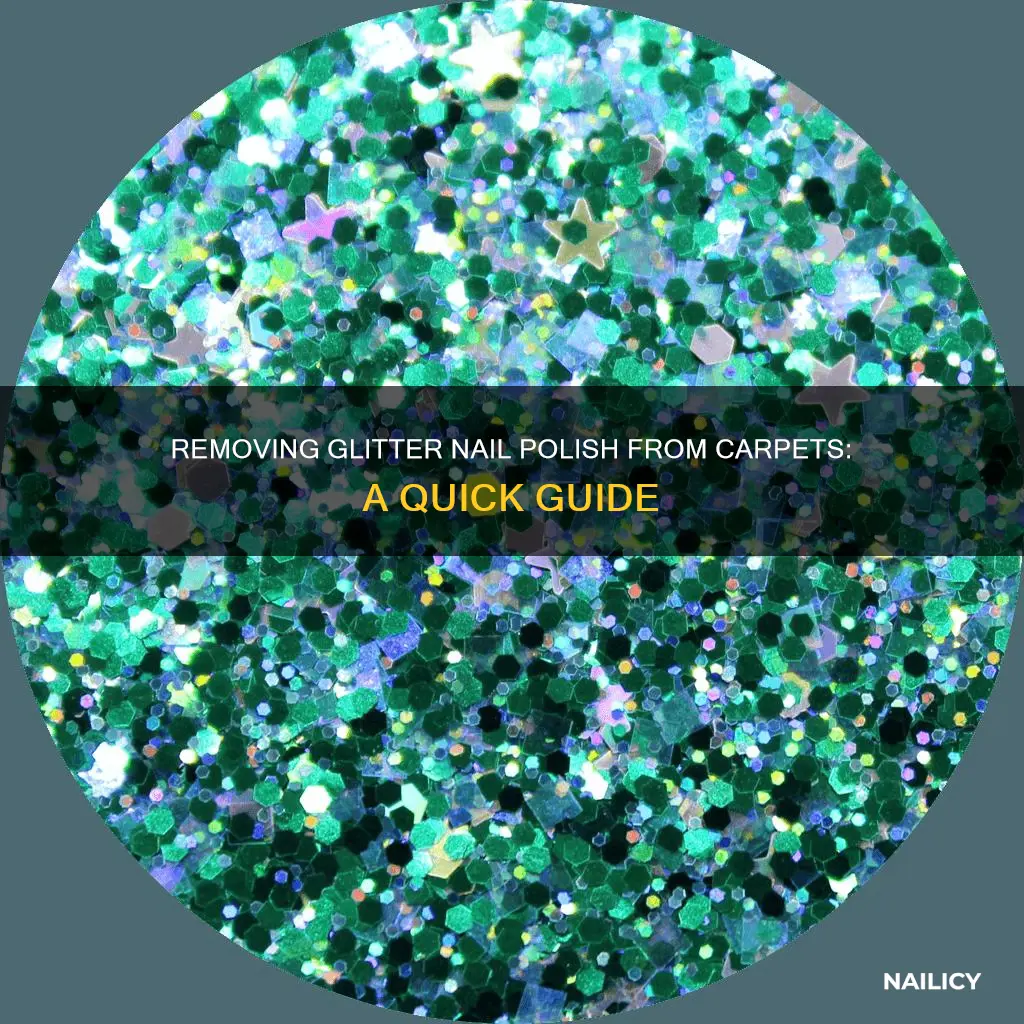 how to remove glitter nail polish from carpet
