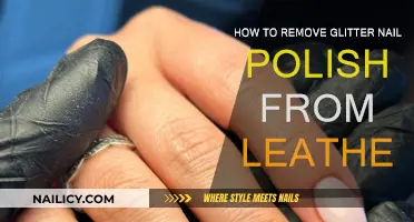 Removing Glitter Nail Polish from Leather: An Easy Guide