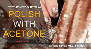 Removing Glitter Nail Polish: Acetone to the Rescue