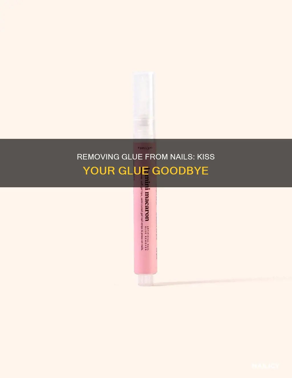 how to remove glue on nails kiss
