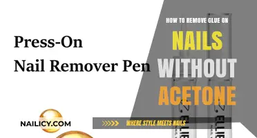 Removing Glue from Nails: No Acetone Method