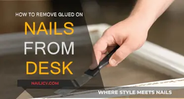 Removing Glued Nails from Desks: Quick and Easy Guide