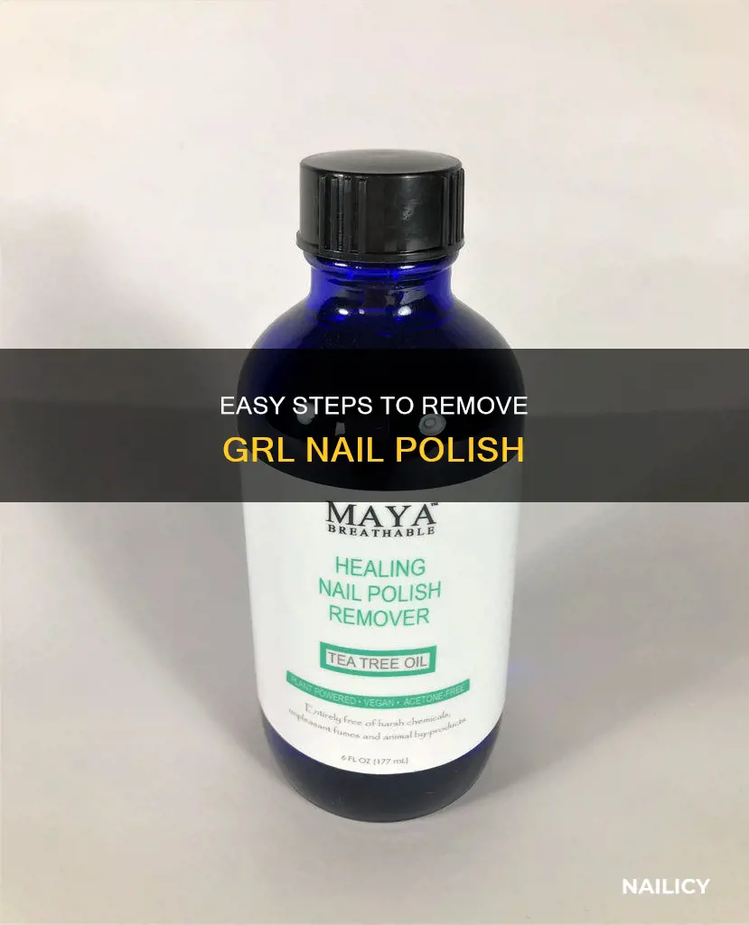 how to remove grl nail polish