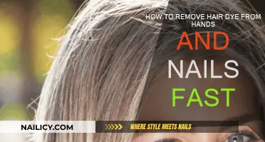 Quickly Remove Hair Dye from Hands and Nails