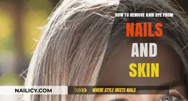 Erase Hair Dye Stains: Nails and Skin