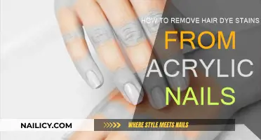 Removing Hair Dye Stains from Acrylic Nails: A Quick Guide