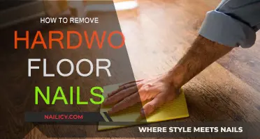 Efficiently Removing Nails from Hardwood Floors