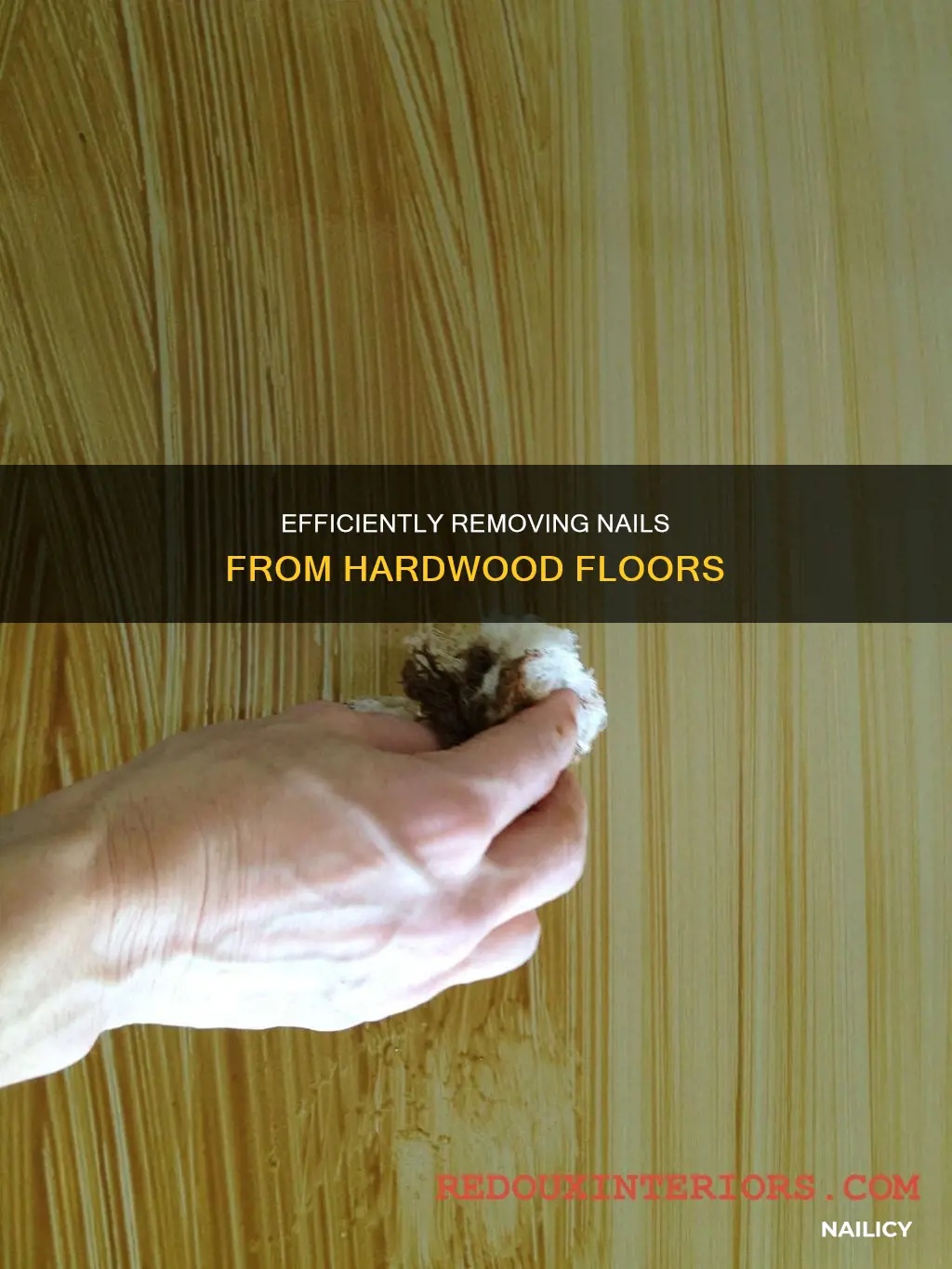 how to remove hardwood floor nails