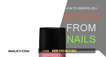 Get Rid of Holi Colours on Nails