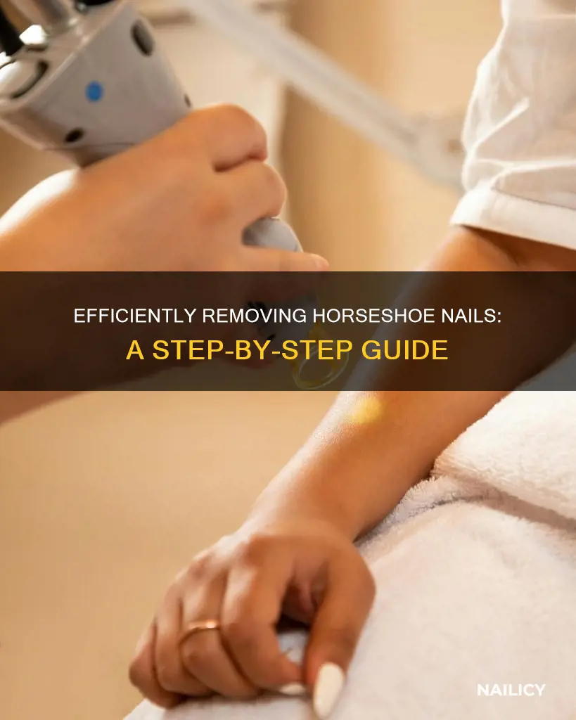 how to remove horseshoe nails