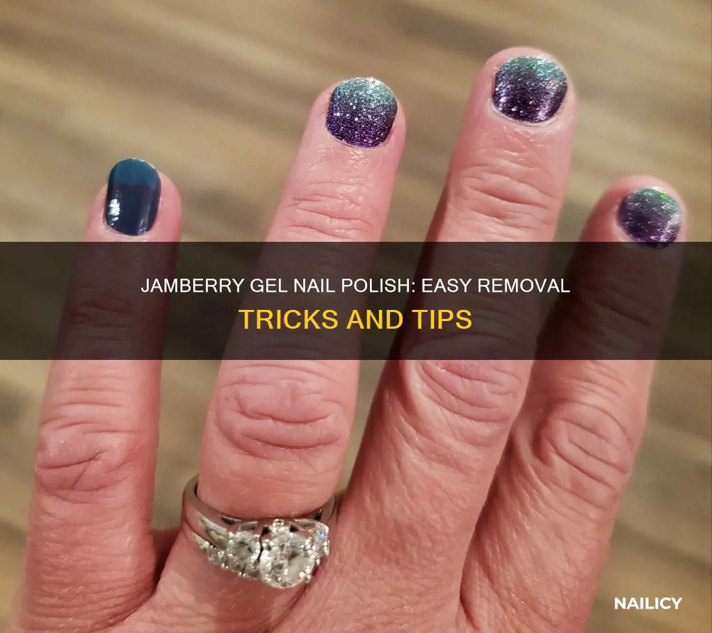 how to remove jamberry gel nail polish