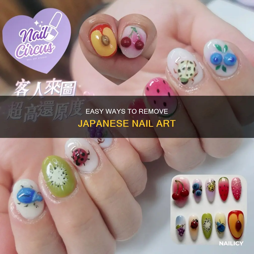 how to remove japanese nail art