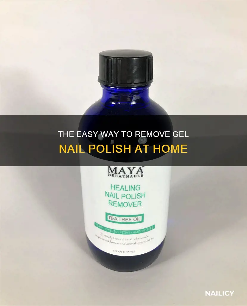 how to remove jel nail
