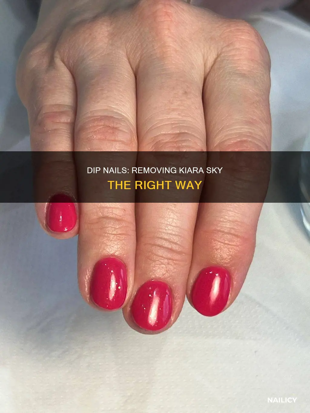 how to remove kiara sky dip nails