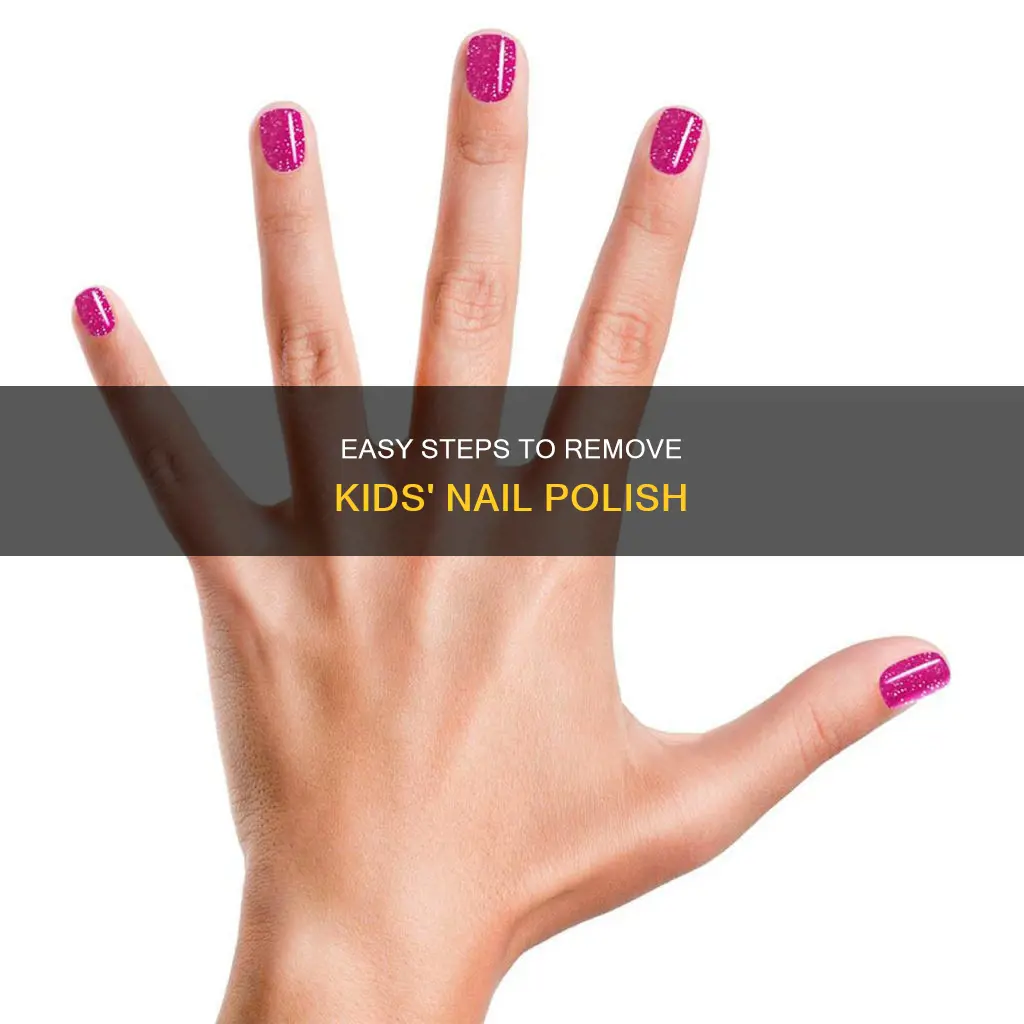 how to remove kids nail polish
