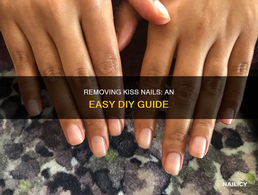 how to remove kiss nails at home