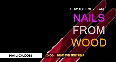 Removing Large Nails: Techniques for Wood