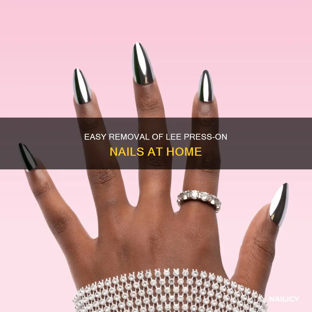 how to remove lee press on nails