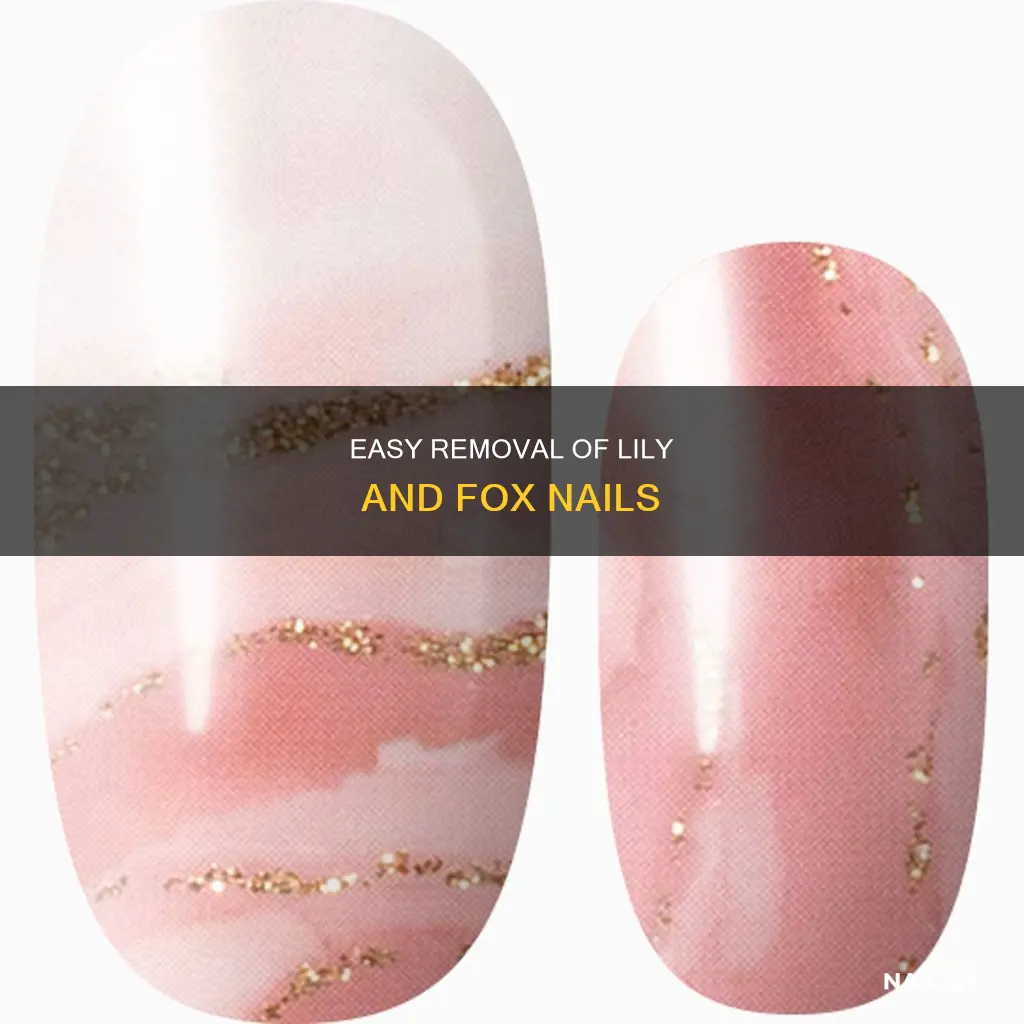 how to remove lily and fox nails