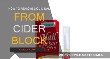 Removing Liquid Nail from Cinder Blocks: Effective Methods